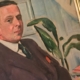 George Leslie Hunter portrait of professor Hendry 1