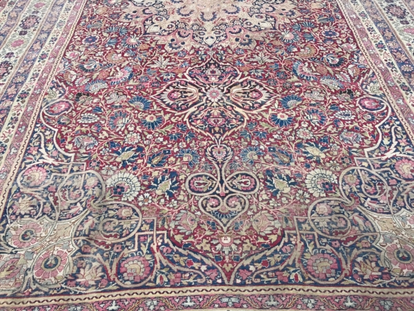Kerman antique large carpet 1